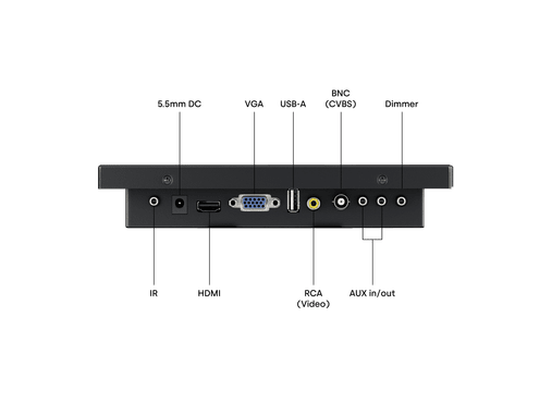 8 Inch Monitor Metal (4:3)