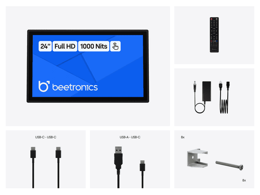 24 Inch Touchscreen Metal (High-Brightness)
