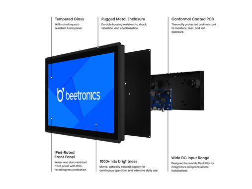 24 Inch Touchscreen Metal (High-Brightness)